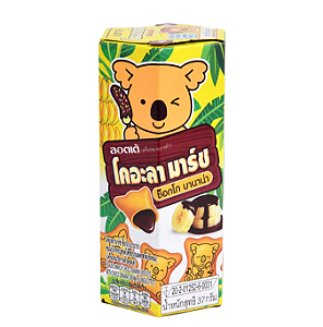 Biscoito Koala Coala Lotte Recheio Chocolate Com Banana 37g