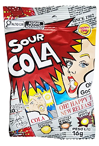 Bala Hard Candy Ultra Azeda Extreme Sour Cola 16g