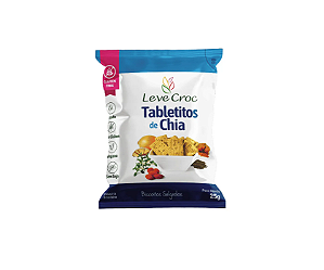 Tabletitos Salgados de Chia Leve Croc 25g