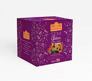 PANETONE DE FRUTAS VERMELHAS SEM GLÚTEN 300G