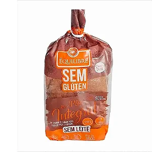 PÃO FORMA INTEGRAL SEM GLÚTEN 350G EQUILIBRE
