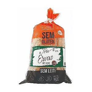 PÃO FORMA ERVAS C/AZEITE SEM GLÚTEN 350G EQUILIBRE