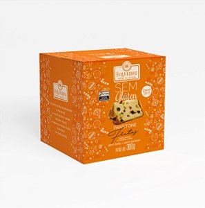 PANETONE DE FRUTAS S/GLÚTEN S/LEITE 300g