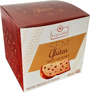 PANETONE GOTAS CHOCOLATE S/GLÚTEN S/LACTOSE 440g