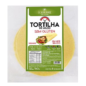 TORTILHA DE MILHO SEM GLÚTEN 150G ÉQUILIBRE