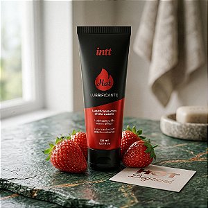 Lubrificante Hot com Sabor de Morango – 50g INTT