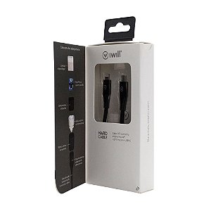 Cabo MFi para USB-C Hard Cable em Poliéster