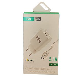 Carregador completo Micro-USB