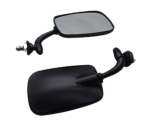 Par de Retrovisor Mexicano do Fusca de Inox Lente Convexa