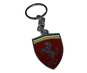 Chaveiro Metal Logo Ferrari