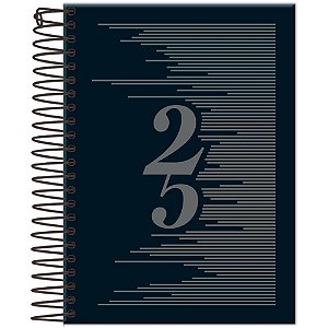 AGENDA 2025 COMPACTA PRETA 176F.123X170MM