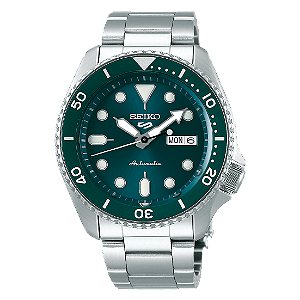 Relógio Seiko 5 Sports Automático SRPD61B1 Verde