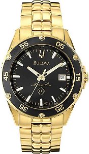 Relógio Bulova Dourado | Marine Star | Quartz | WB30757U