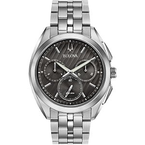 Relógio Bulova Curv Cronógrafo Quartz Preto 96A186