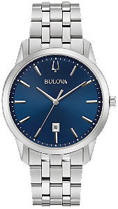 Relógio Bulova Sutton Quartz Azul 96B338