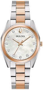 Relógio BULOVA Misto Surveyor 98P207 11 Diamantes