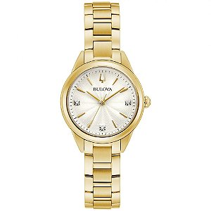 Relógio Bulova Dourado | Classic Sutton | Quartz | 97P150