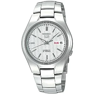 Relógio Seiko 5 Clássico Automático Branco SNK601B1