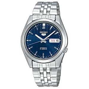 Relógio Seiko 5 Automático Azul SNK357B1