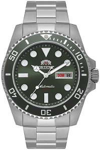 Relógio ORIENT Automático Submariner F49SS027NH Verde HULK
