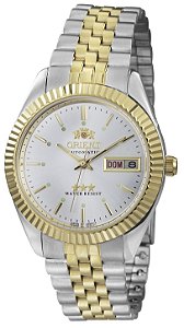 Relógio Orient 3 Estrelas Automático Misto Prata 469ED1NH S1SK