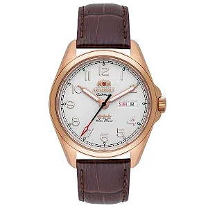 Relógio Orient 3 Estrelas Elegance Automático Branco YN6RC006 S2NX