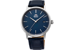 Relógio Orient Automático Maestro RA-AC0E04L30B Azul –  Pulseira de Couro
