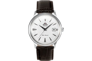 Relógio Orient Bambino Version 1 Automático Prata TAC00005W0 – Clássico Minimalista com Mostrador Branco