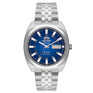 Relógio Orient 3 Estrelas Heritage Automático Azul YN6SS005 D1SX