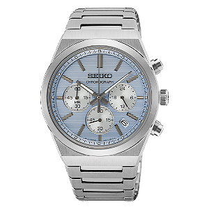 Relógio Seiko Chronograph Quartz Azul Celeste SSB459B1