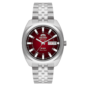 Relógio Orient 3 Estrelas Heritage Automático Vermelho YN6SS005 W1SX