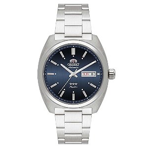 Relógio Orient 3 Estrelas Heritage Automático Azul YN6SS001 D1SX