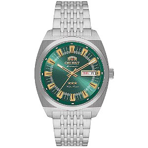 Relógio Orient 3 Estrelas Heritage Automático Verde YN6SS018 E1SX