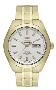 Relógio Orient 3 Estrelas Automático Dourado 469GP076NH S1KX