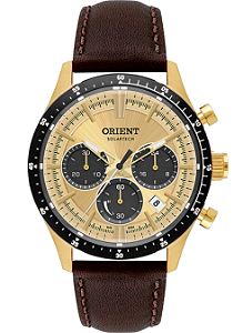 Relógio Orient SolarTech Cronógrafo Couro MGSCC011 C1NX