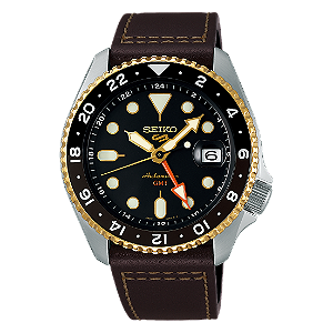 Relogio Seiko 5 Sports GMT Automático SSK036