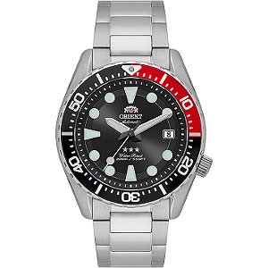 Relógio Orient 3 Estrelas Sport Sea Automático Preto YN6SS011 PVSX