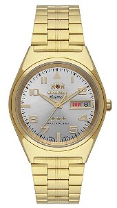 Relógio Orient 3 Estrelas Automático Dourado 469GP083NH S2KX
