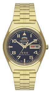 Relógio Orient 3 Estrelas Automático Dourado 469GP083NH D2KX