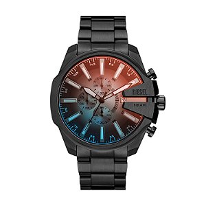 Relógio Diesel Mega Chief Slim Cronógrafo Masculino Preto DZ4689B1 G1GX