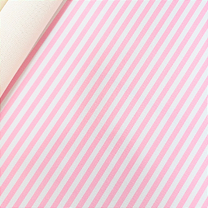 Sintético Dollaro - LISTRADO ROSA BEBE