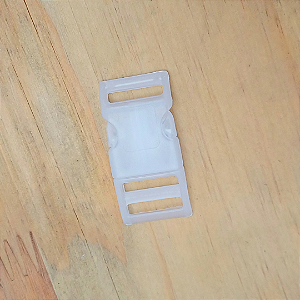 FECHO PLASTICO JACARÉ - TRANSPARENTE (2CM)