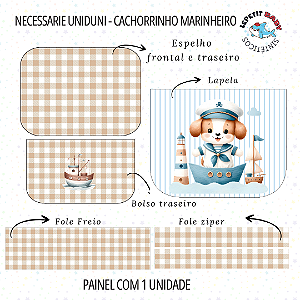 Sintético Dollaro - PAINEL UNIDUNI - CACHORRINHO MARINHEIRO