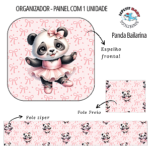 Sintético Dollaro - PAINEL ORGANIZADOR - PANDA BAILARINA