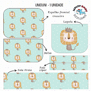 Sintético Dollaro - PAINEL UNIDUNI - LEÃO CUTE