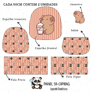 Sintético Dollaro - PAINEL 59 - CAPIVARA CAPIBAG (BAG)