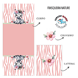Sintético Dollaro - PAINEL FRASQUEIRA NATURE - ZEBRA MENINO