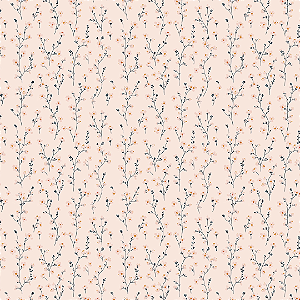 Sintetico Dollaro - FLORAL SAFARI NALA (FUNDO ROSE)