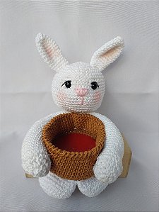 Cestinha pascoa amigurumi