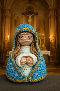 MARIA em amigurumi